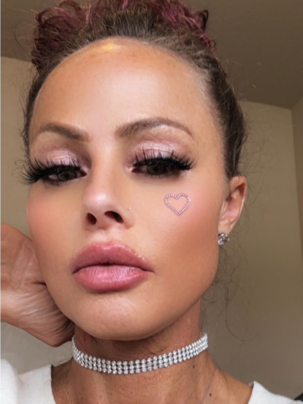 Rhinestone Choker Necklace